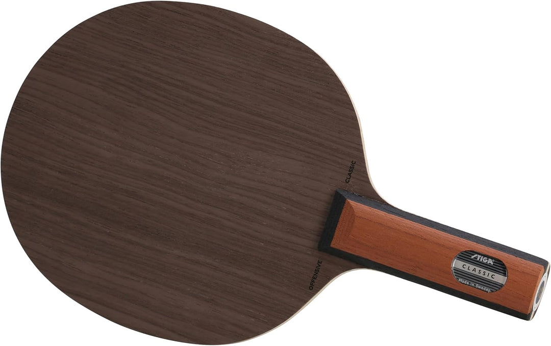 STIGA Unisex - Adult Offensive Classic Table Tennis Blade Classic Gerade Wood, Classic Gerade Wood