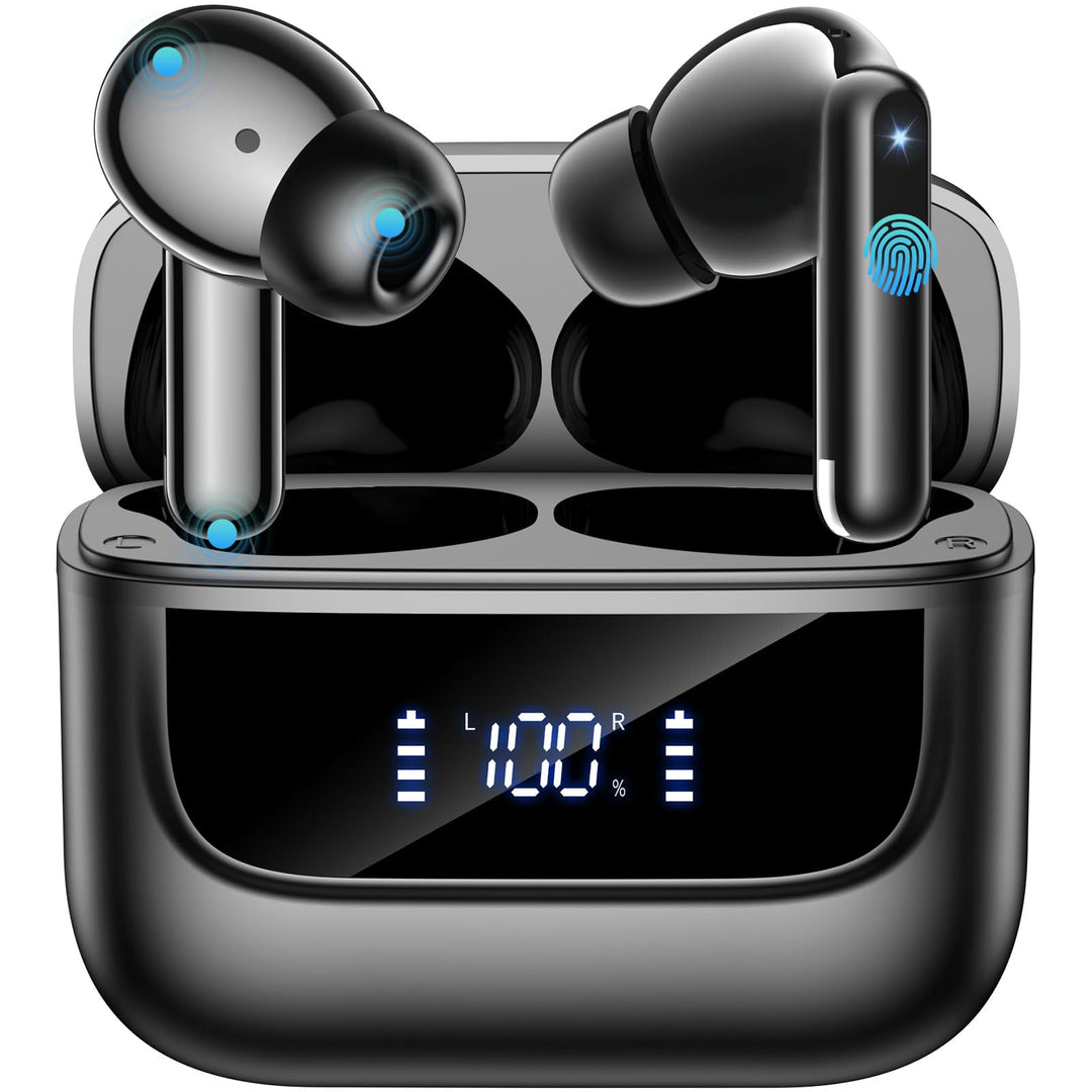 Bluetooth Kopfhörer in Ear, 6 Mikrofone ENC Noise Cancelling für Klarere Anrufe, Kopfhörer Kabellos