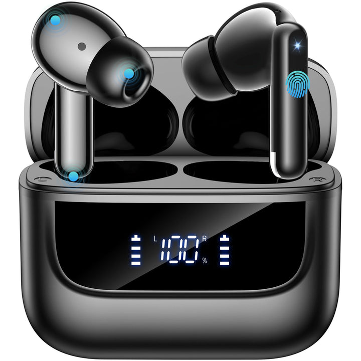 Bluetooth Kopfhörer in Ear, 6 Mikrofone ENC Noise Cancelling für Klarere Anrufe, Kopfhörer Kabellos