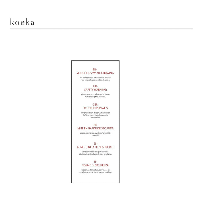 Koeka Kinderwagen Fusssack - Buggy Fusssack - Mit Teddy Gefüttert - Mit Kapuze - Vik - Kord - Weich