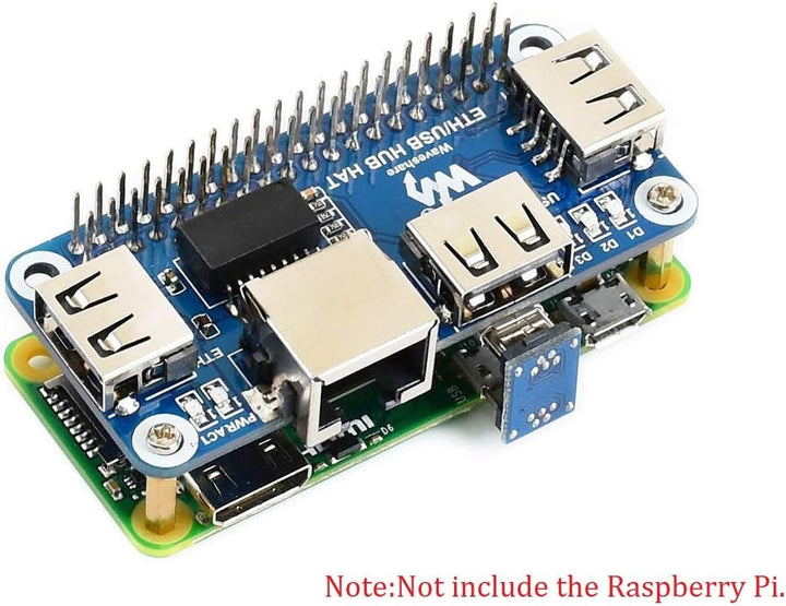 Ethernet/USB HUB HAT for Raspberry Pi 3 B+/3 B/2 B/Zero/Zero W/Zero WH/Zero 2 W Expansion Board, 1x