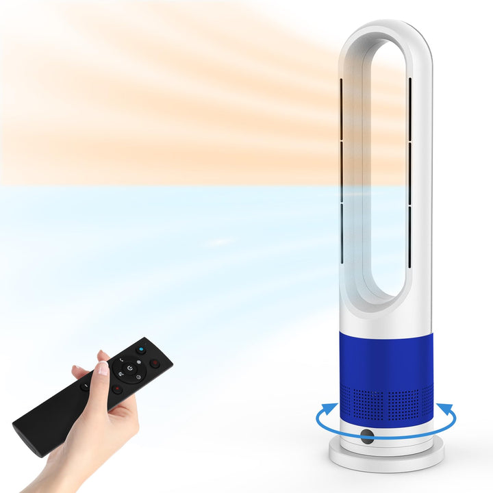 Turmventilator, Rotorlos Ventilator mit Kühlung und Heizen, Luftkühler sehr Leise, 8 Stufen Tower-Ve