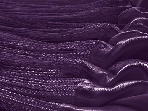 Kaikoon Fadenvorhang Fadenstore Messe B1 schwer entflammbar 90 cm x 240 cm (BxH) lila