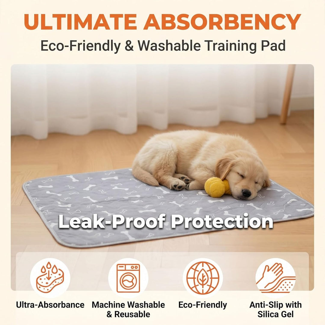 Wiederverwendbare Hunde-Pipi-Pads, super saugfähig, auslaufsicher & waschbar, M310g, wasserdicht & r