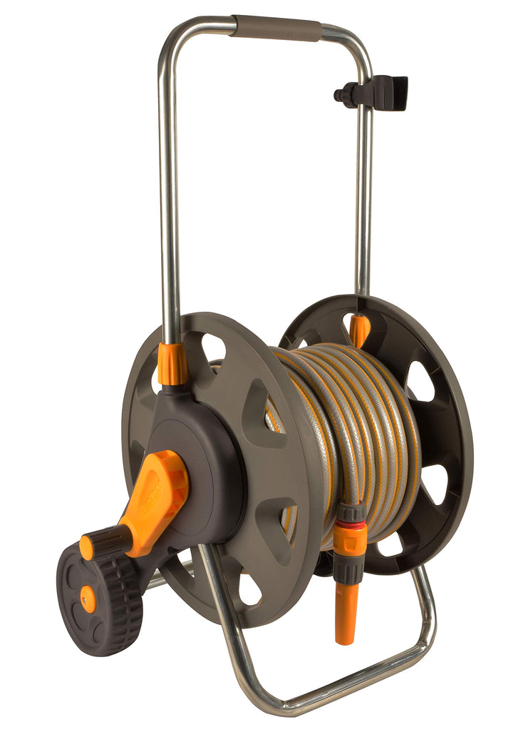 HOZELOCK - Plus Schlauchwagen 30M (Ø 12,5mm) montiert: Maximale Kapazität von 60 M, Robuster Rahmen