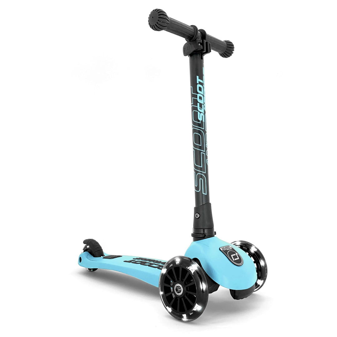 Scoot & Ride Highwaykick 3 LED Scooter Roller Kunststoff/Metall Blueberry, Masse: ca. 55cm x 15cm x