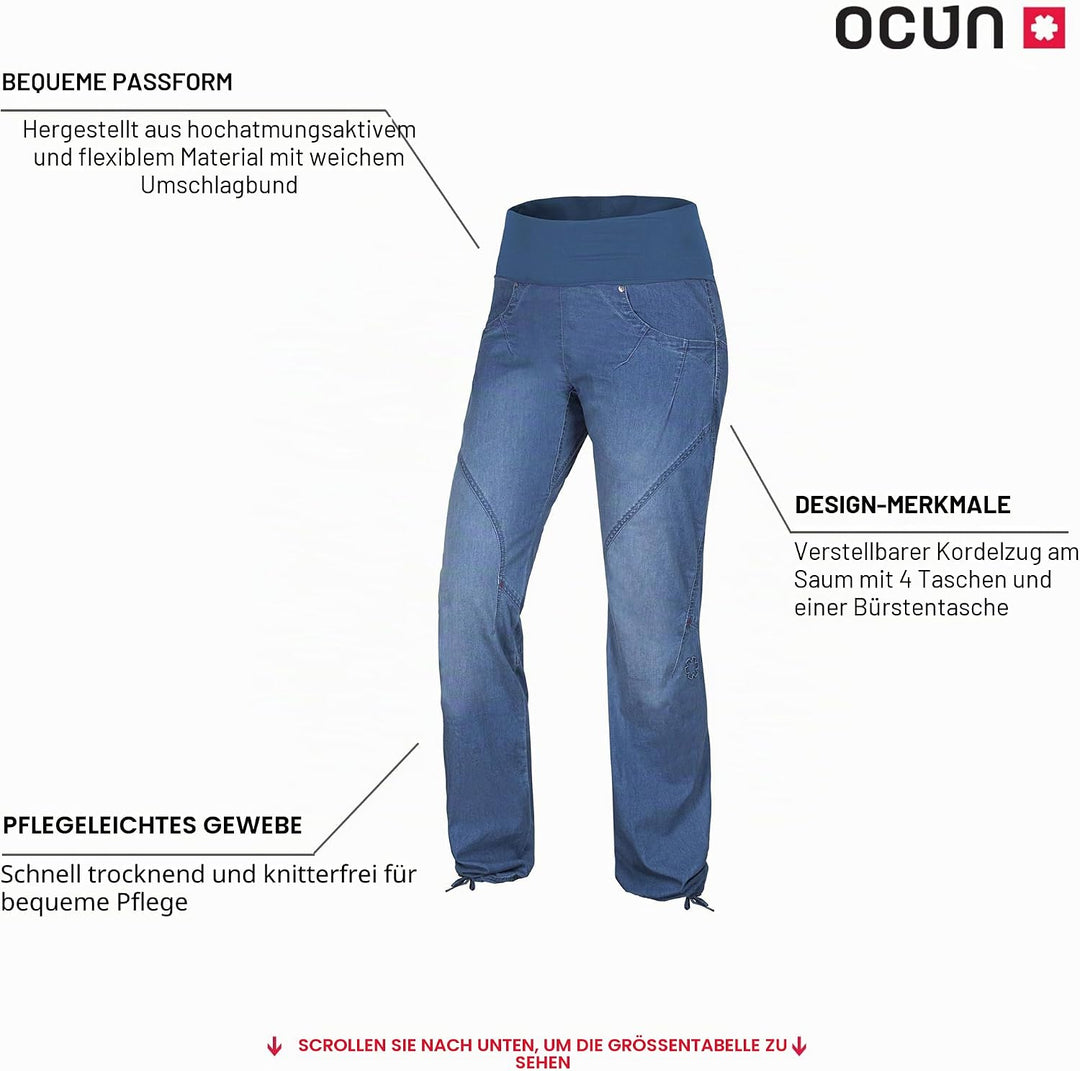 Ocun 02939-1 Damen Jogging XS Middle Blue, XS Middle Blue