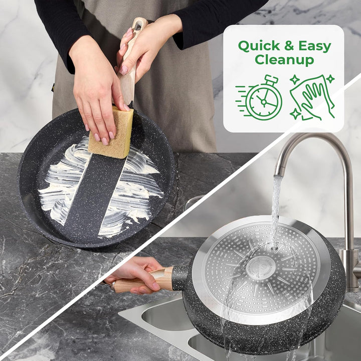 JUST PERFECTO Topfset und Pfannenset Induktion - Pfannenset mit deckel - Pots & Pans sets - töpfe un