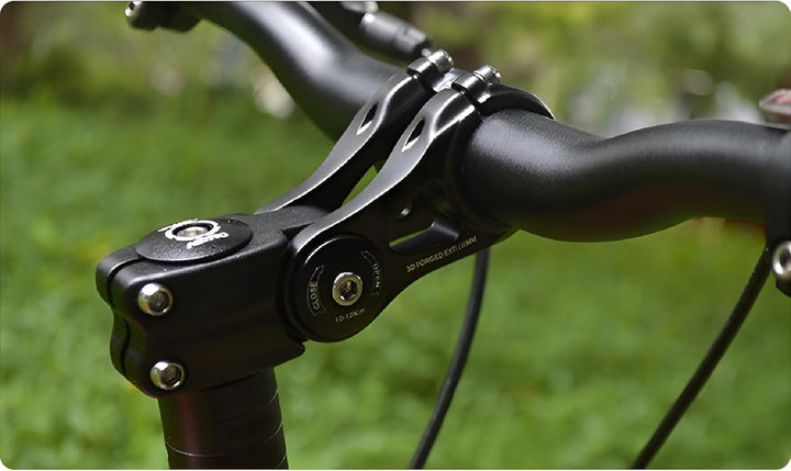 BESNIN Lenkervorbau Verstellbar für 25,4mm und 31,8mm Vorbau Fahrrad ±90° Einstellbar, 90/110/130/14