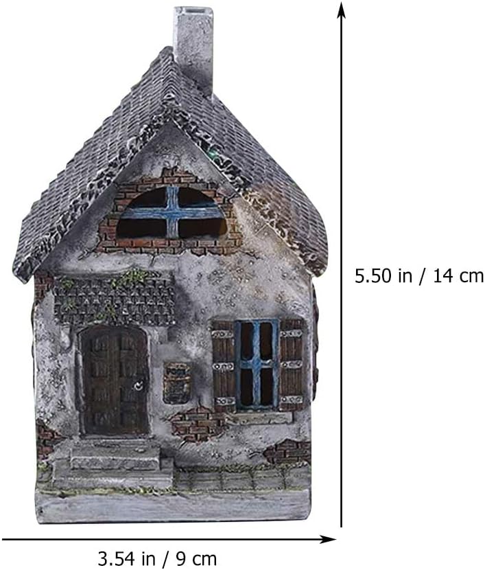 Toyvian Gartenhaus Dekorationen Kleines Haus Elegantes Gartenhaus Form Weihnachtsdekor Ornament Klei