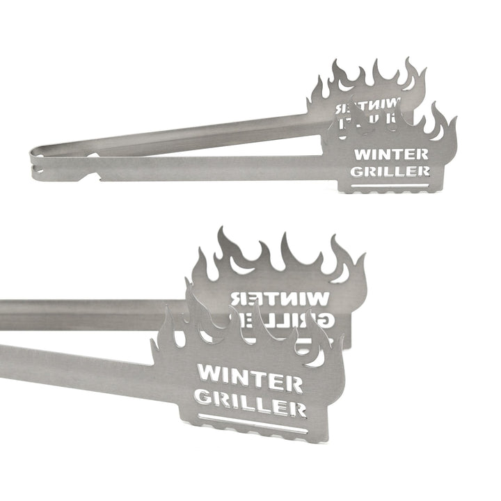 Grillzange Winter Griller, spülmaschinengeeignet, Geschenkidee, Männergeschenk, Wintergrillen, Grill