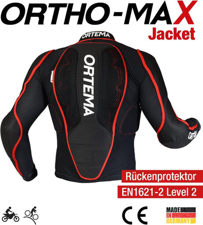 ORTEMA ORTHO-MAX Jacket (Gr.M) - Unisex - Protektorenjacke für den optimalen Rundumschutz - Schützt
