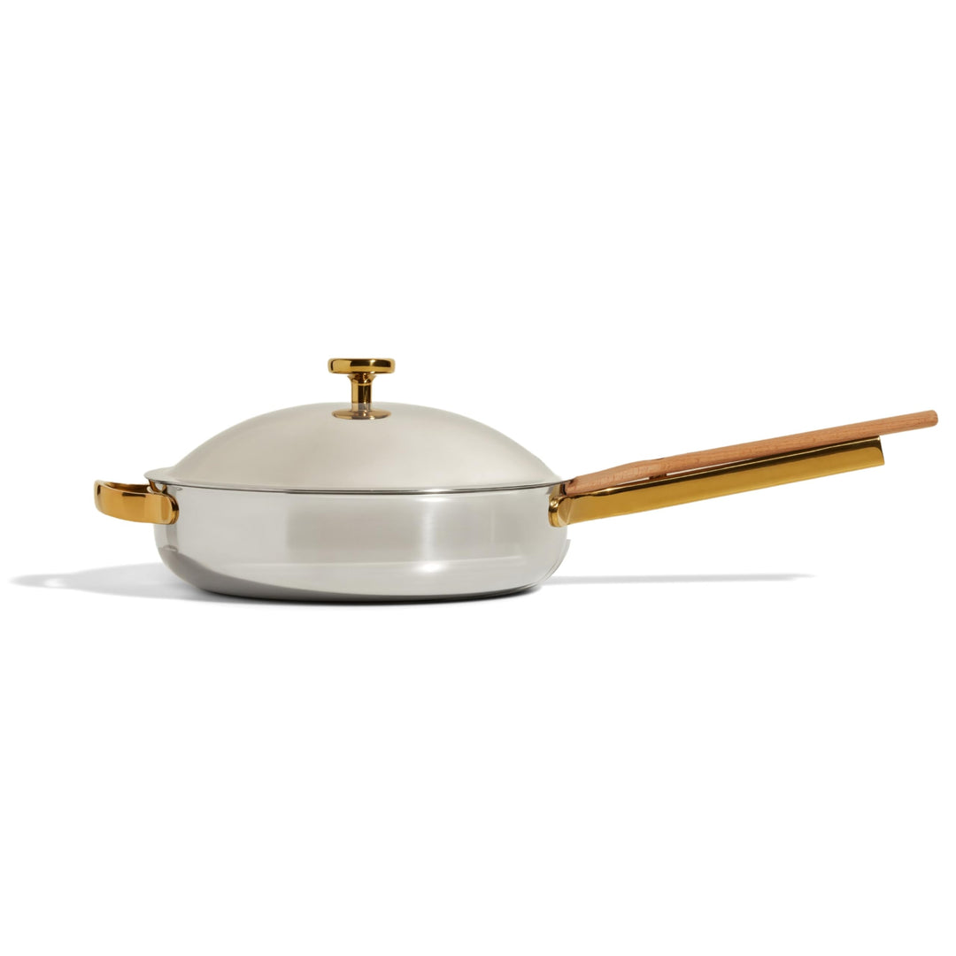 Our Place Titanium Always Pan Pro Bratpfanne, 27 cm, antihaftbeschichtet, dreilagiges Titan-Edelstah