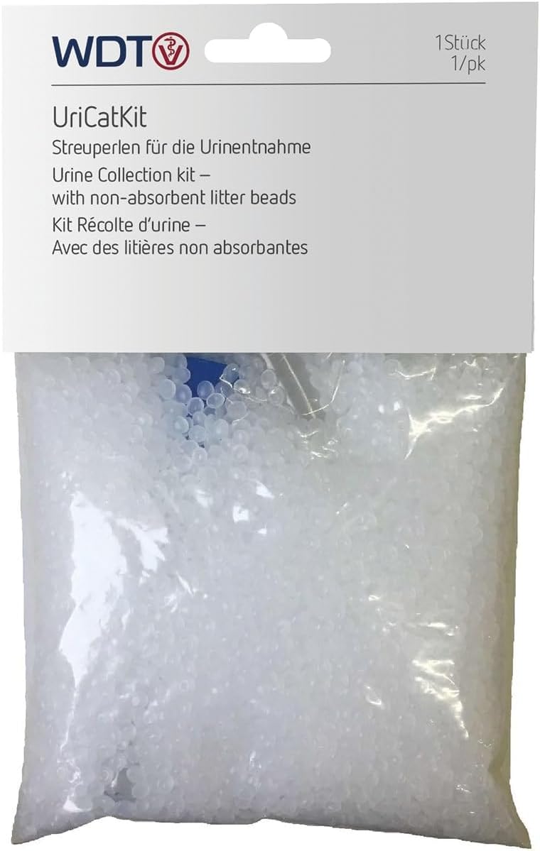 WDT UriCat Spezial-Katzenstreu | 6er Pack | 6 x 200 g | Katzenstreu für die Urinprobengewinnung | Zu