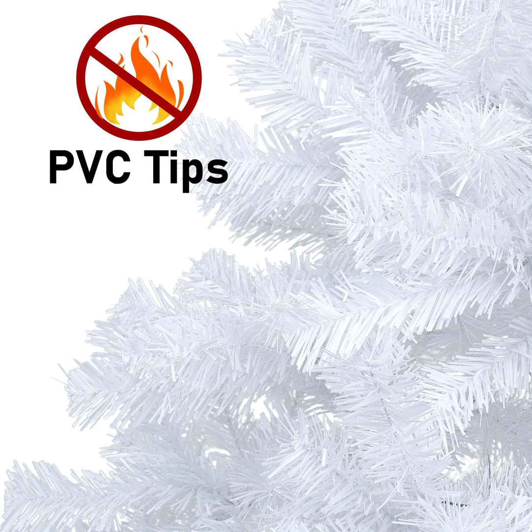 Gimisgu künstliche Weihnachtsbaum, 150cm PVC Künstlicher Christbaum mit 350 Spitzen, Einfacher Aufba