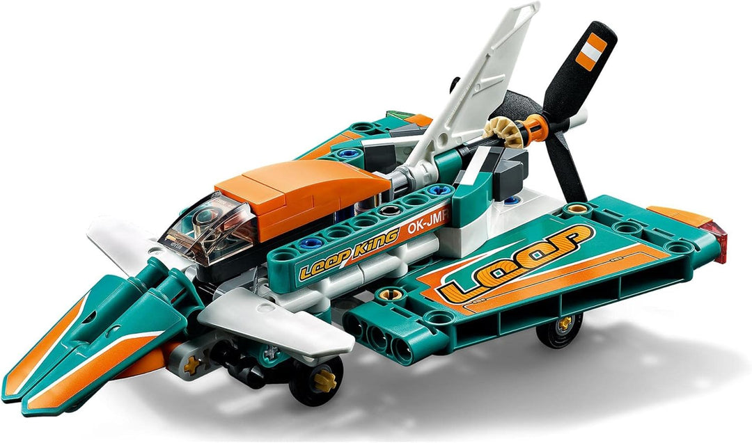 LEGO 42117 Technic Rennflugzeug & Jet-Flugzeug, 2-in-1 Spielzeug für Kinder ab 7, Geschenke zum Gebu