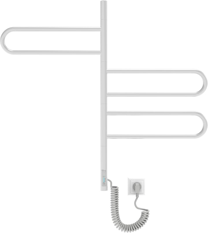 Elna® Handtuchheizkörper Elektrisch Chrom 82x46 cm, 78W - Badheizkörper Elektrisch Handtuchwärmer Ed