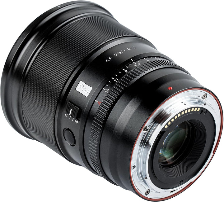 VILTROX 75mm f/1.2 Z-Mount APS-C Objektiv Prime Grosse Blende für Nikon Z Mount Z30 Z50 Zfc Z5 Z6 Z7