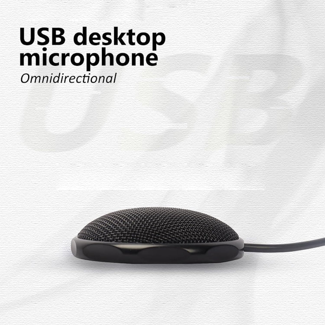 Konferenz-USB-Mikrofon, Tragbares Desktop-PC-Mikrofon, Kompaktes Pick-Up-Mikrofon mit Klarer Klangqu