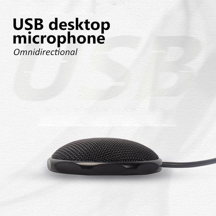Konferenz-USB-Mikrofon, Tragbares Desktop-PC-Mikrofon, Kompaktes Pick-Up-Mikrofon mit Klarer Klangqu