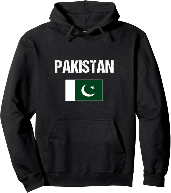 Pakistanische Stolz Kulturerbe | Pakistan Flagge Pullover Hoodie
