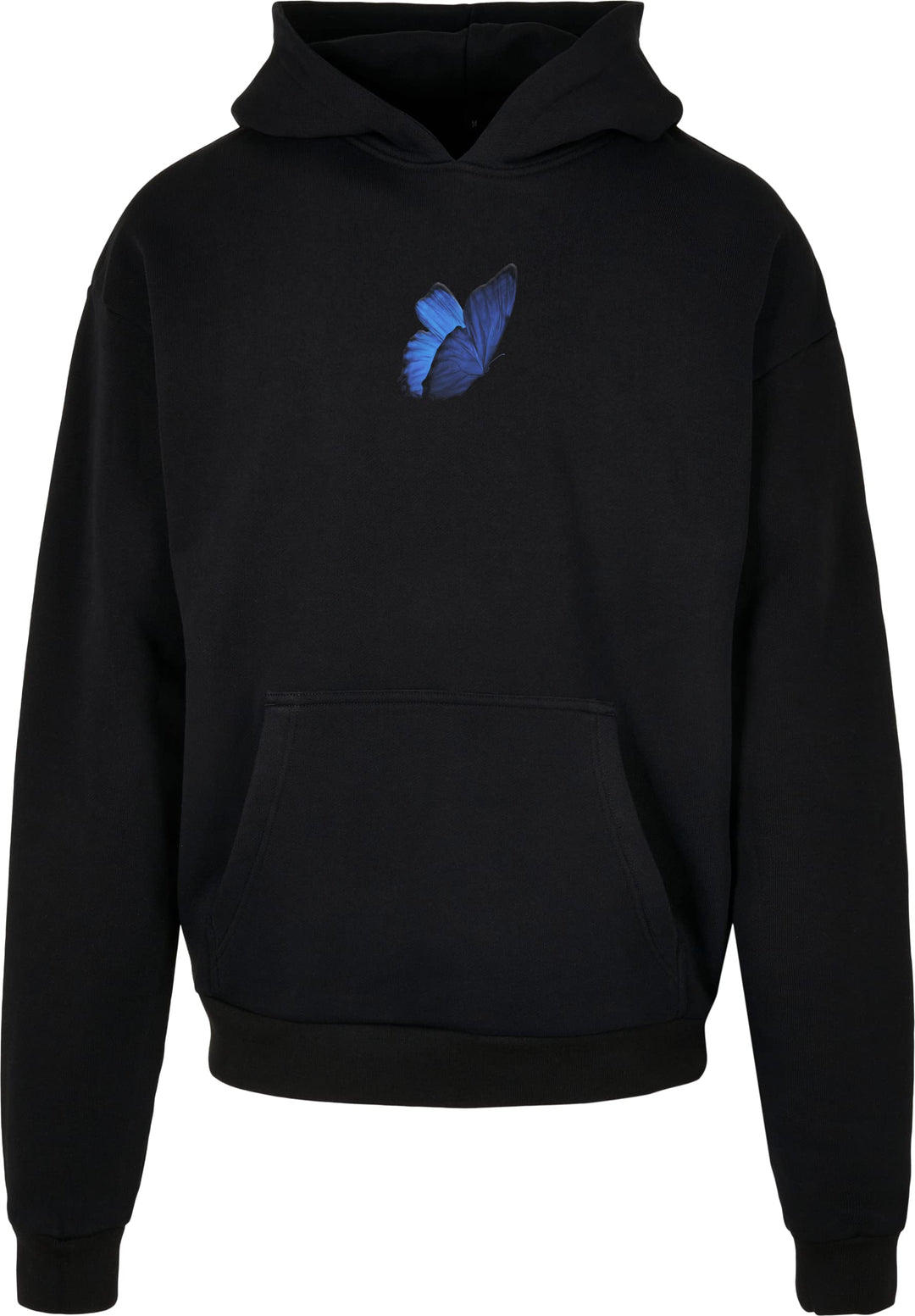 Mister Tee Herren Le Papillon Heavy Oversize Hoody XS Schwarz, XS Schwarz