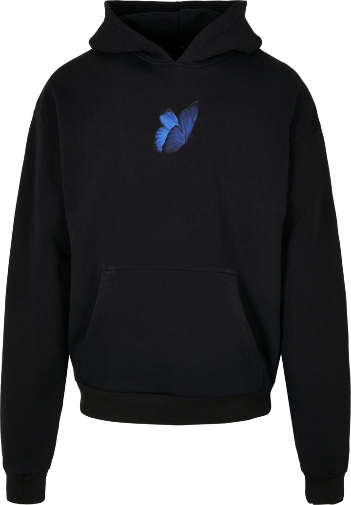 Mister Tee Herren Le Papillon Heavy Oversize Hoody XS Schwarz, XS Schwarz