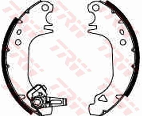TRW GSK1142 Bremsbackensatz