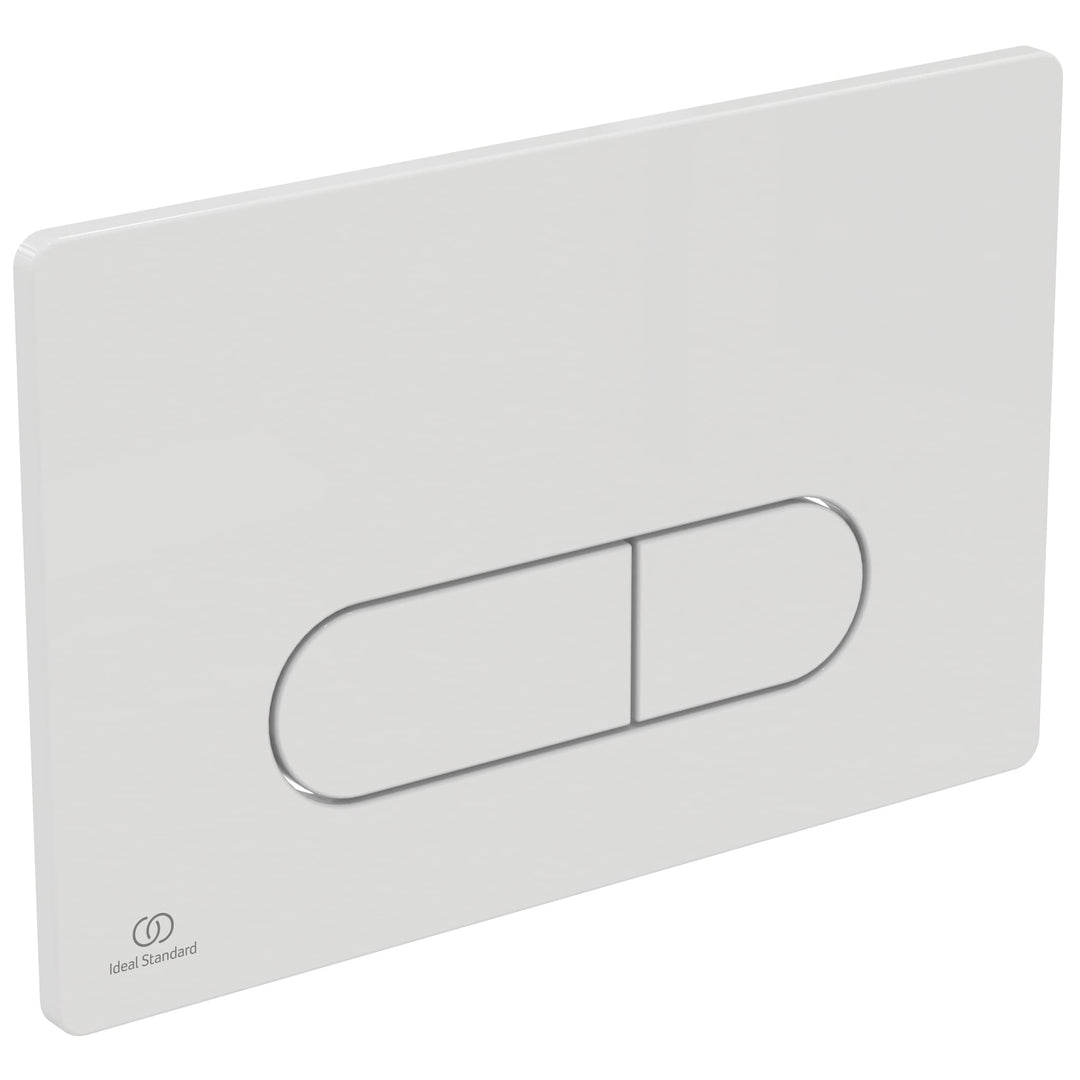 Ideal Standard R0115AC Oleas Betätigungsplatte Oleas M1 Mechanical Toilet Flush Plate - White Weiss,