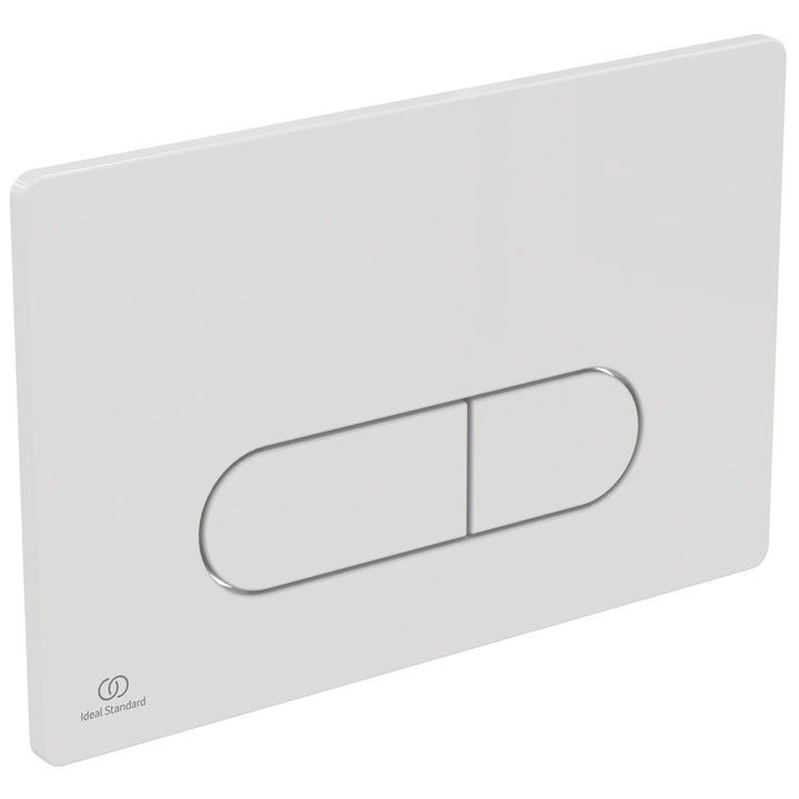 Ideal Standard R0115AC Oleas Betätigungsplatte Oleas M1 Mechanical Toilet Flush Plate - White Weiss,