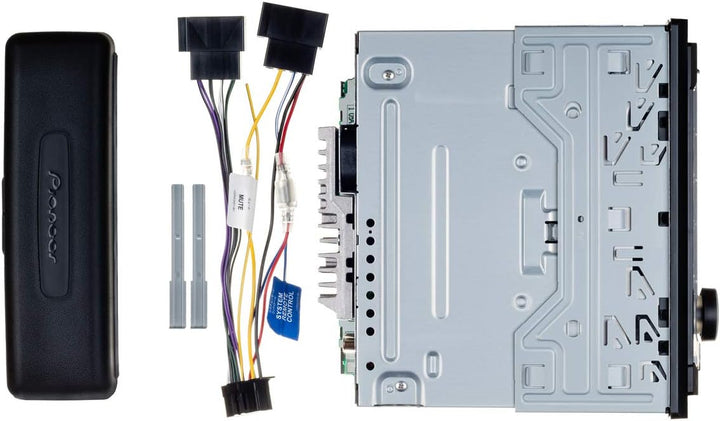 Pioneer DEH-S120UBB | 1DIN RDS-Autoradio mit roter Tastenbeleuchtung | Display blau | Android-Unters