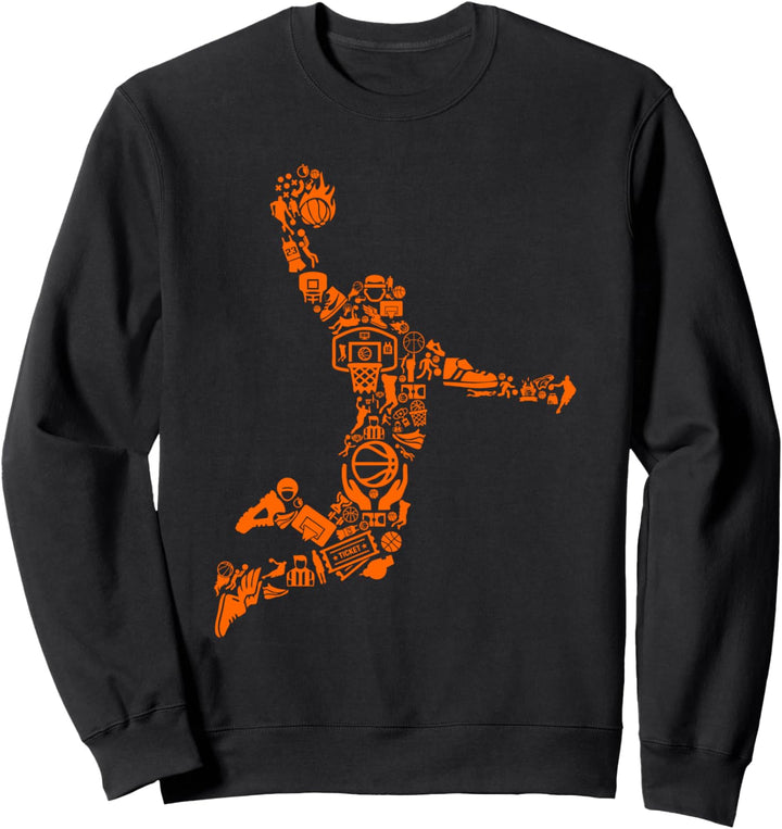 Basketballspieler Fans Trainer Sweatshirt