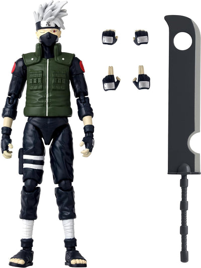 Bandai – Anime Heroes – Naruto Shippuden – Anime-Heldenfiguren 17 cm – Kakashi Hatake (Fourth Great