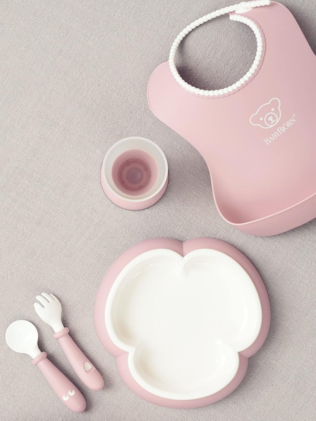 BabyBjörn Küchenset für Kinder, 5 Teile, Blassrosa