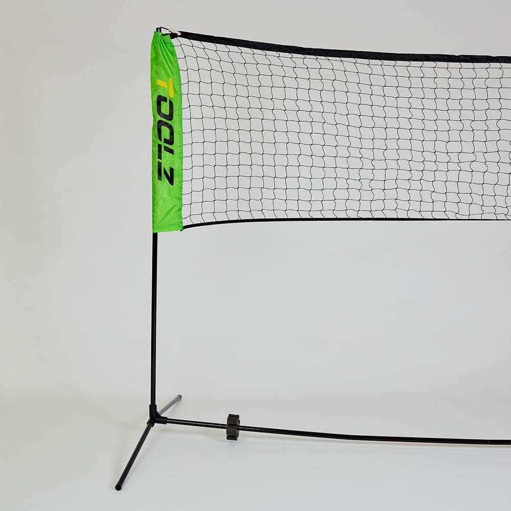 TOOLZ Kids Net 3 m - Mobiles Höhenverstellbares Tennisnetz - Mit praktischer Tasche zum Verstauen