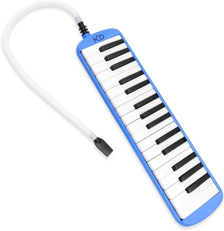 keepdrum Melodica 32 Tasten Blau mit Tasche