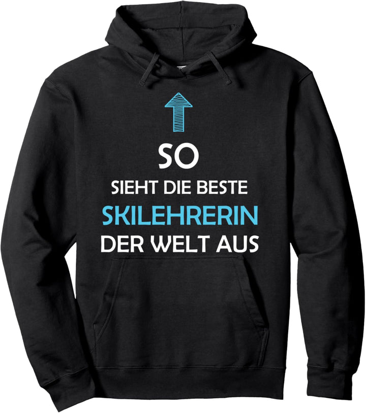 Beste Skilehrerin der Welt Ski Lehrerin Pullover Hoodie