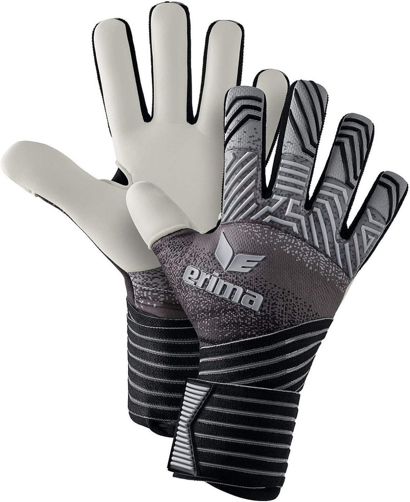 Erima Erwachsene Flex Rd Pro Torwarthandschuhe 8.5 schwarz/grau/weiss, 8.5 schwarz/grau/weiss