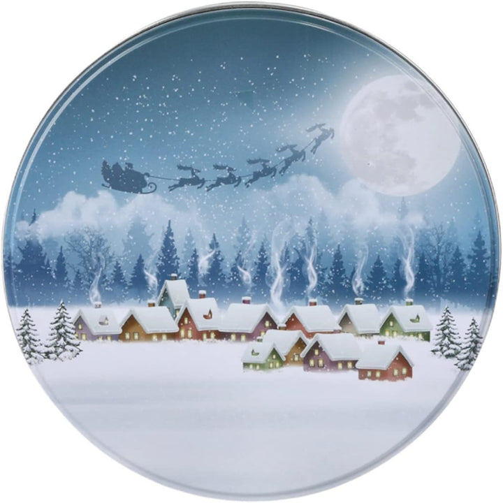 Geschenkset Keksdose Plätzchendose Metalldose 3er Set "Winternacht" Weihnachten mit süsser Rentier M