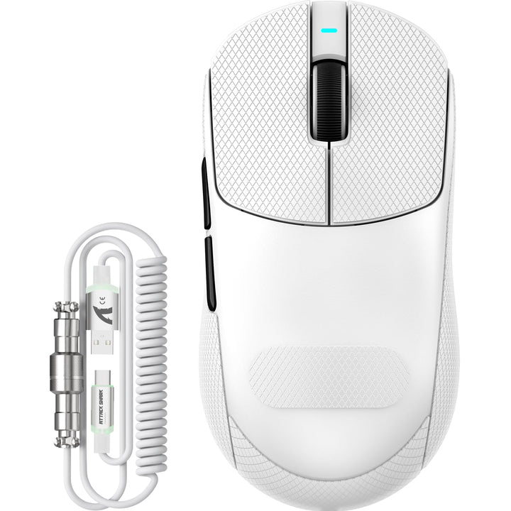 ATTACK SHARK X8 Serie Kabellose Gaming-Maus, 55–65 g Superleicht, PixArt PAW3395/3950 Sensor, BT/2.4