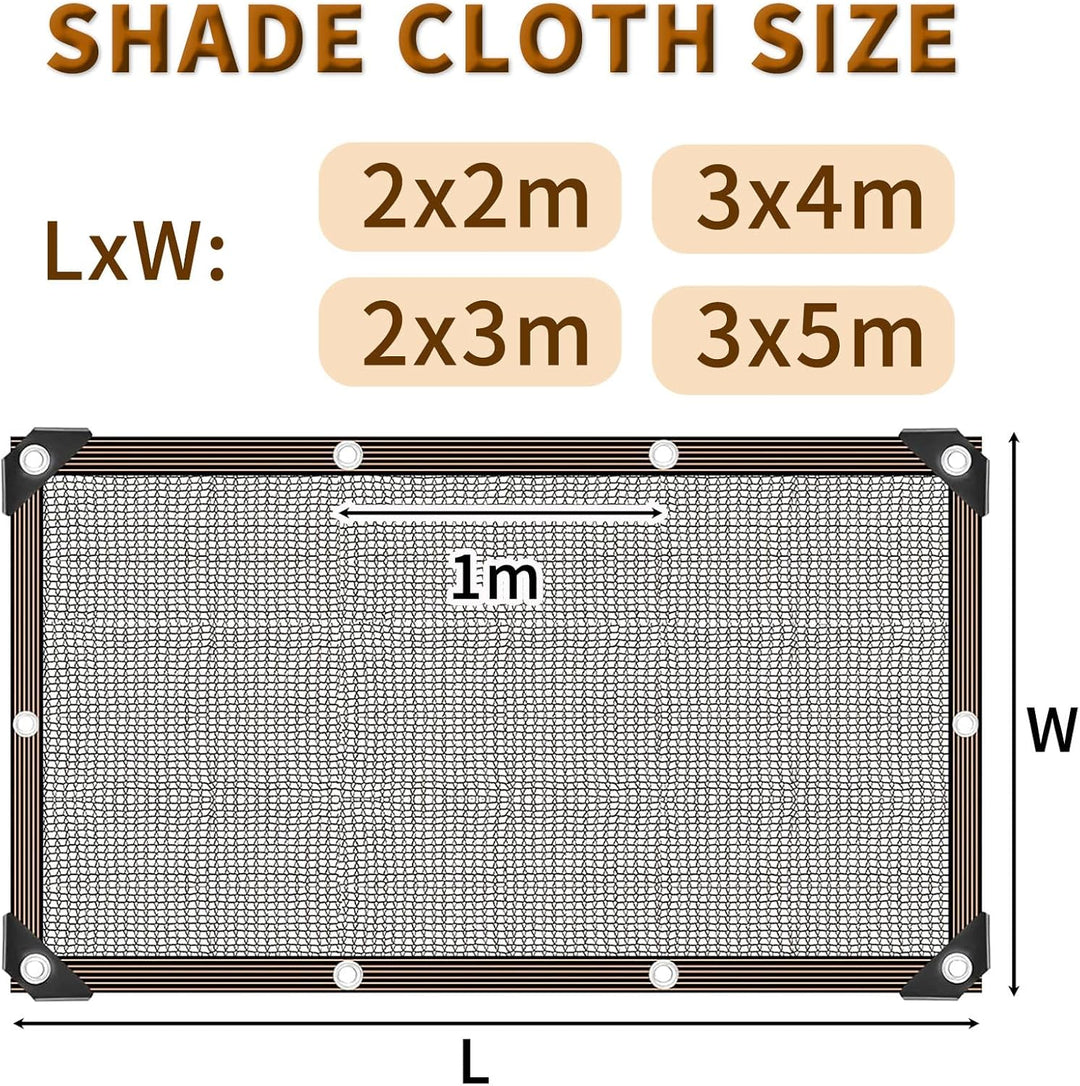 3 x 6 m Abdeckung für Hühnerstall, UV-Schutz, 90 % Sonnenschutz, Netzplane für Haustierkäfig, Kaninc