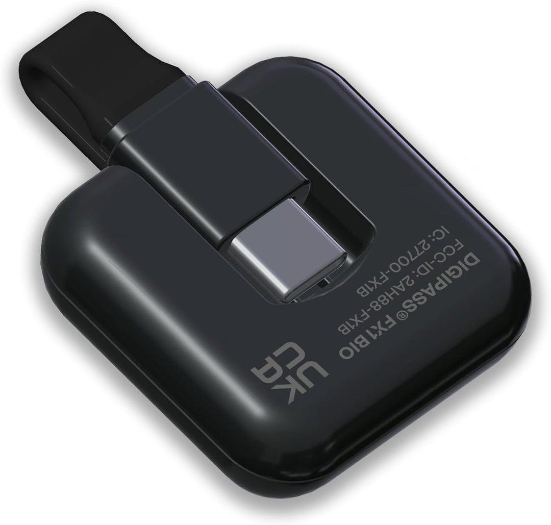 DIGIPASS FX1 Bio FIDO2 Security Key – Biometrischer Fingerabdrucksensor, USB-C, Bluetooth LE & NFC –