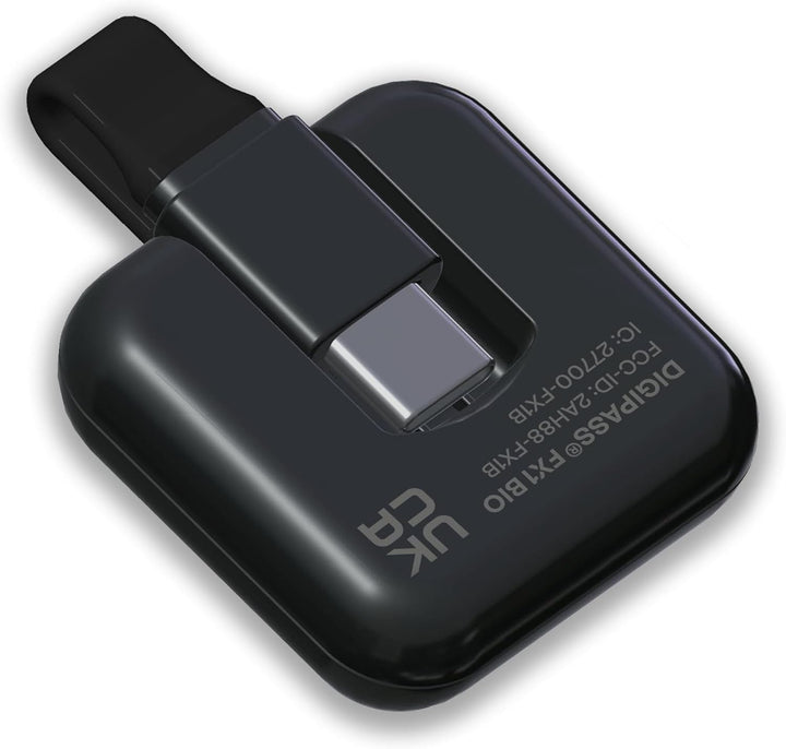 DIGIPASS FX1 Bio FIDO2 Security Key – Biometrischer Fingerabdrucksensor, USB-C, Bluetooth LE & NFC –