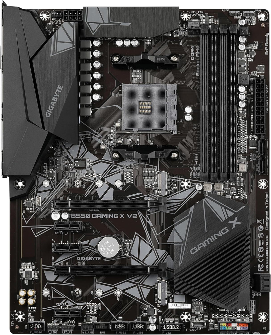 Gigabyte B550 GAMING X V2 ATX Motherboard for AMD AM4 CPUs