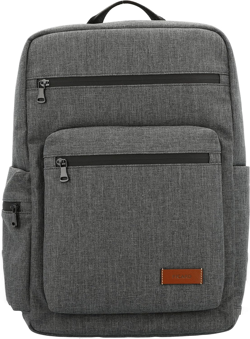 Picard Herren Go Eco Laptop Tasche (1er Pack) 12x42x28 cm Anthrazit (12x42x28 Cm), 12x42x28 cm Anthr