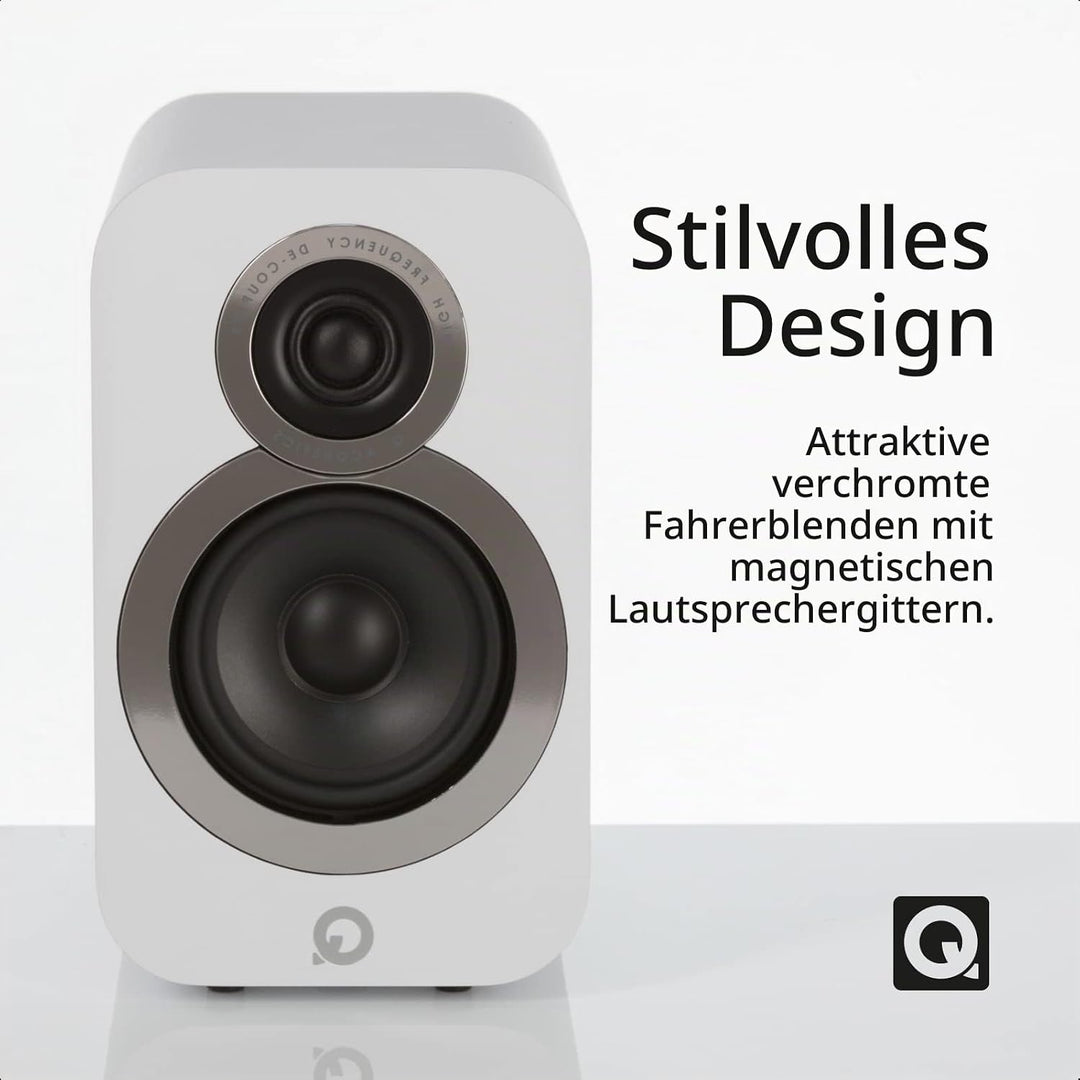 Q Acoustics Regallautsprecher Q 3010 I Weiss (Paar) BYS/207, BYS/207