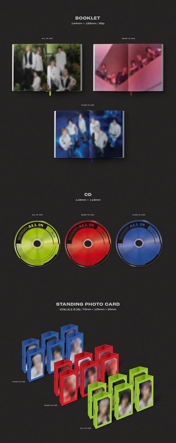 P1Harmony - HARMONY : ALL IN (6th Mini Album) CD+Folded Poster (FLOW IN ver, 1 Folded Poster) FLOW I