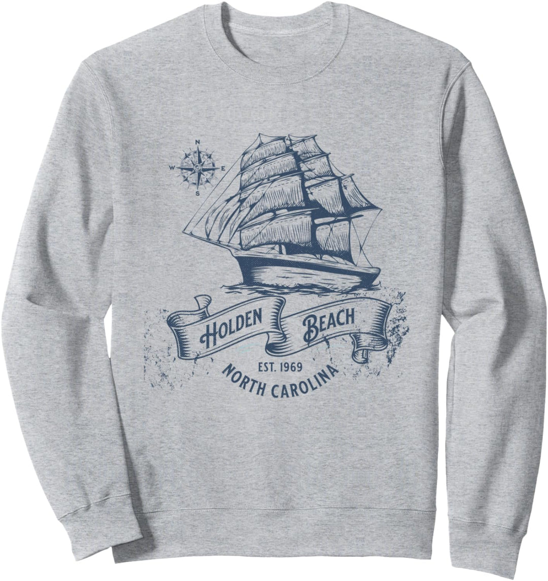 Holden Beach, NC Segelschiff Sommerurlaub Sweatshirt