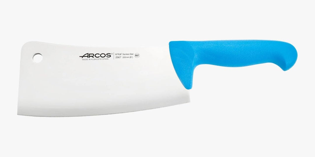 Arcos 296723 Serie 2900 - Hackmesser Metzgermesser - Klinge Nitrum Edelstahl 200 mm - HandGriff Poly