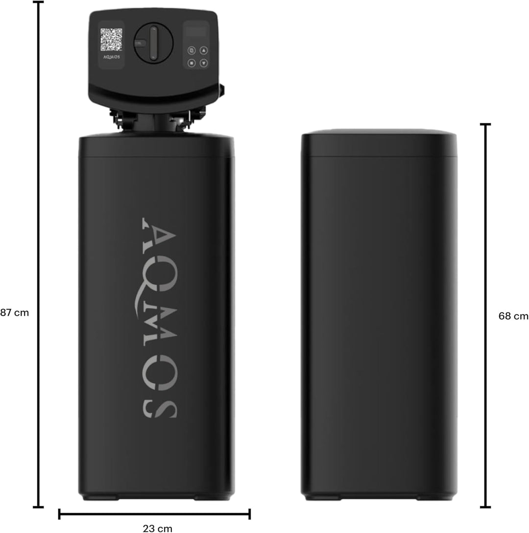 AQMOS FLEX-60 Wasserenthärtungsanlage – mit Anschlussset 1" und Montageblock 1" Entkalkungsanlage Ha